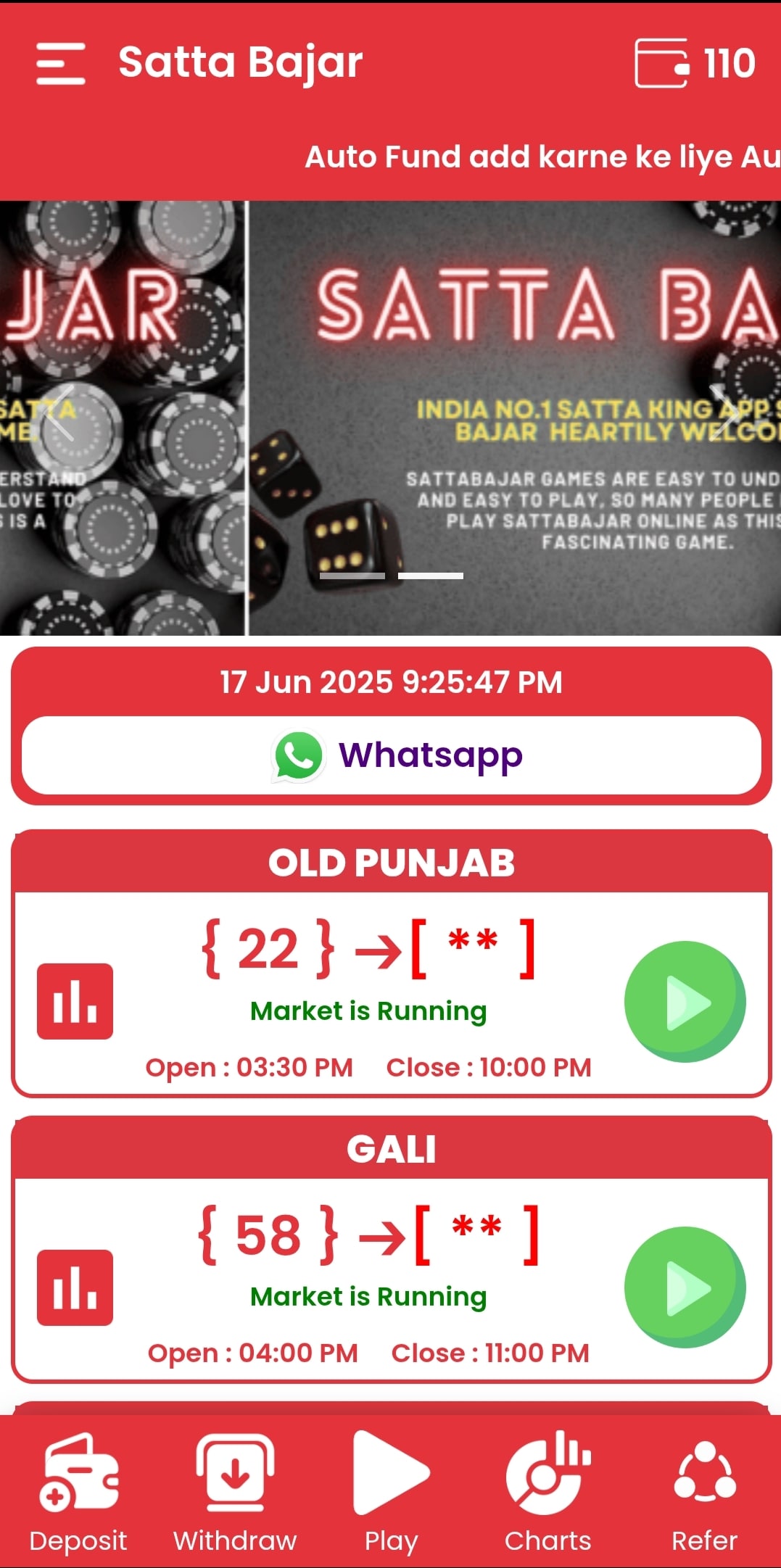 Satta King App Preview